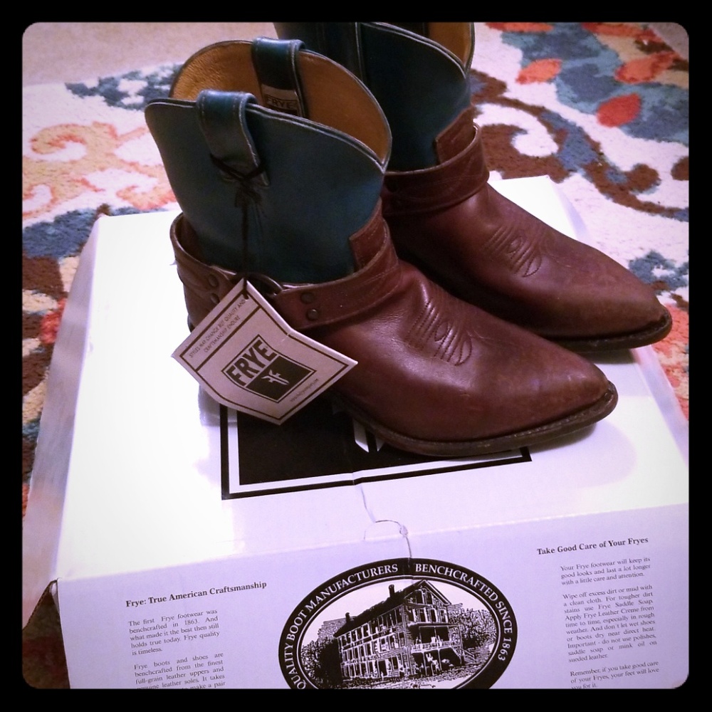Frye Short Harness Boots